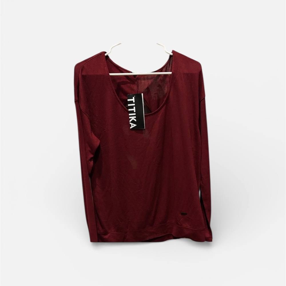 Titika NWT Burgundy Sweatshirt